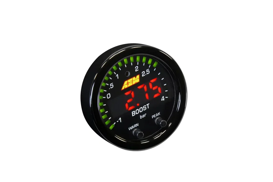 AEM Electronics 30-0308, X-Series Boost Pressure Gauge Kit