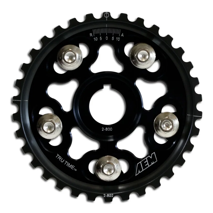 AEM Electronics 23-802BK, Tru-Time Adjustable Cam Gears