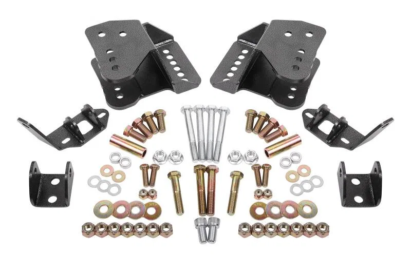 BMR Suspension CCK464H, 78-87 G-Body Rear Coilover Conversion Kit - Black Hammertone