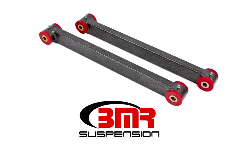 BMR Suspension TCA032H, 05-14 S197 Mustang Non-Adj. Boxed Lower Control Arms (Polyurethane) - Black Hammertone