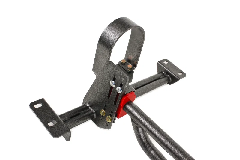 BMR Suspension TA011H, 93-02 F-Body w/ DSL Torque Arm Tunnel Mount (For Stock Exhaust) - Black Hammertone