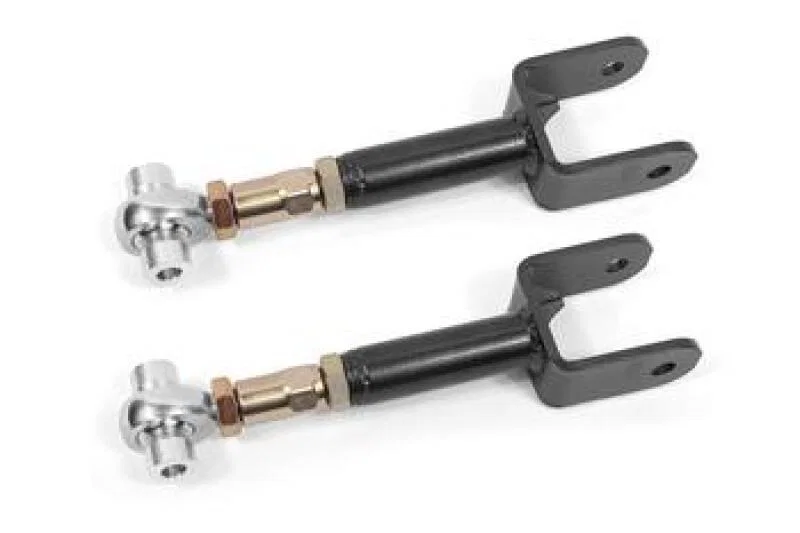 BMR Suspension UCA463H, 78-87 G-Body Upper Control Arms DOM On-car Adj Rod Ends - Black Hammertone