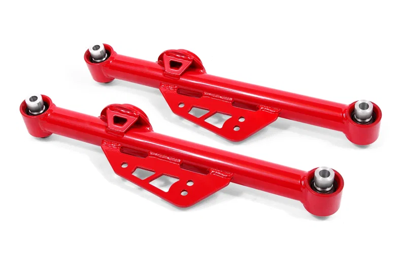 BMR Suspension TCA017R, 99-04 Mustang Non-Adj. Lower Control Arms w/ Spherical Bearings - Red