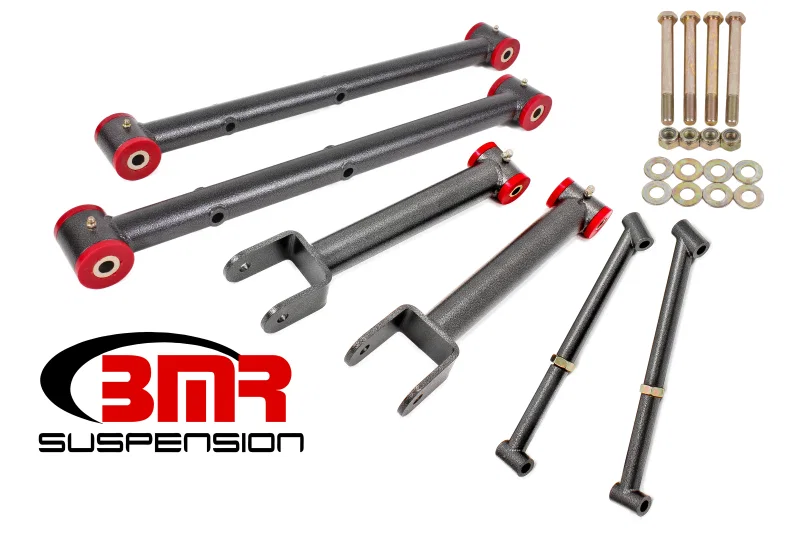 BMR Suspension RSK007H, 64-67 A-Body Non-Adj. Rear Suspension Kit - Black Hammertone