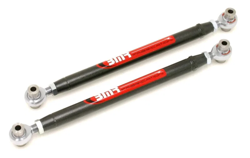 BMR Suspension TCA020H, 05-14 S197 Mustang Double Adj. Lower Control Arms w/ Heavy Duty Rod Ends - Black Hammertone