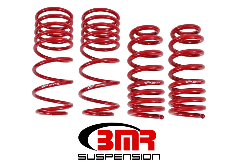 BMR Suspension SP090R, 93-02 F-Body Handling Version Lowering Spring Kit (Set Of 4) - Red