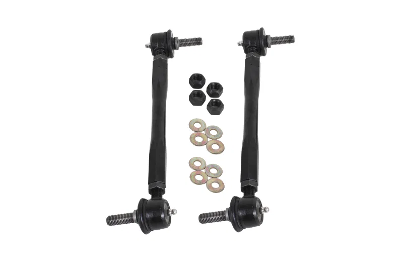 BMR Suspension ELK010, 05-14 S197 Mustang Front Sway Bar End Link Kit - Black