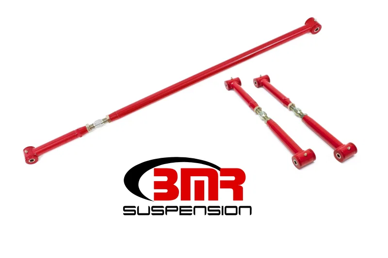 BMR Suspension RSK035R, 82-02 3rd Gen F-Body On-Car Adj. Rear Suspension Kit (Polyurethane) - Red