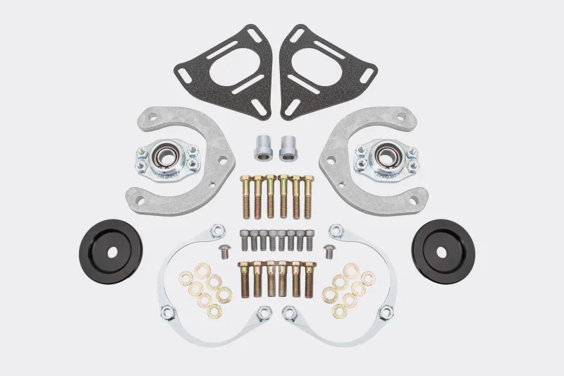 BMR Suspension WAK361H, 16-24 Chevrolet Camaro Caster Camber Plates (Coil-Over Only) - Black Hammertone