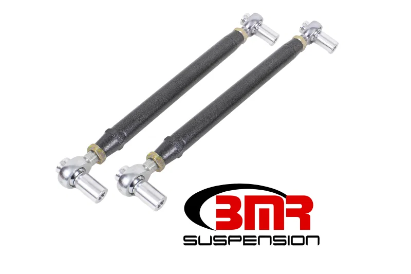 BMR Suspension MTCA056H, 99-04 Mustang Chrome Moly Lower Control Arms w/ Double Adj. Rod Ends - Black Hammertone