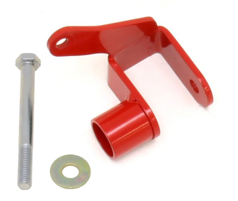 BMR Suspension PHR008R, 05-14 S197 Mustang Panhard Rod Relocation Bracket - Red
