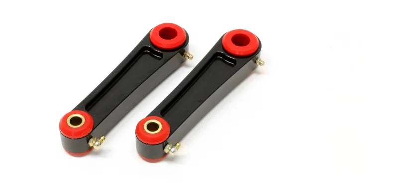 BMR Suspension SB025, 05-10 S197 Mustang Rear Billet Aluminum Sway Bar End Links - Black Anodized