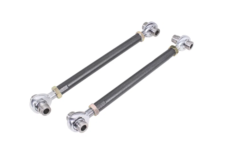 BMR Suspension TR001H, 04-05 CTS-V Rear Toe Rod Kit - Black Hammertone