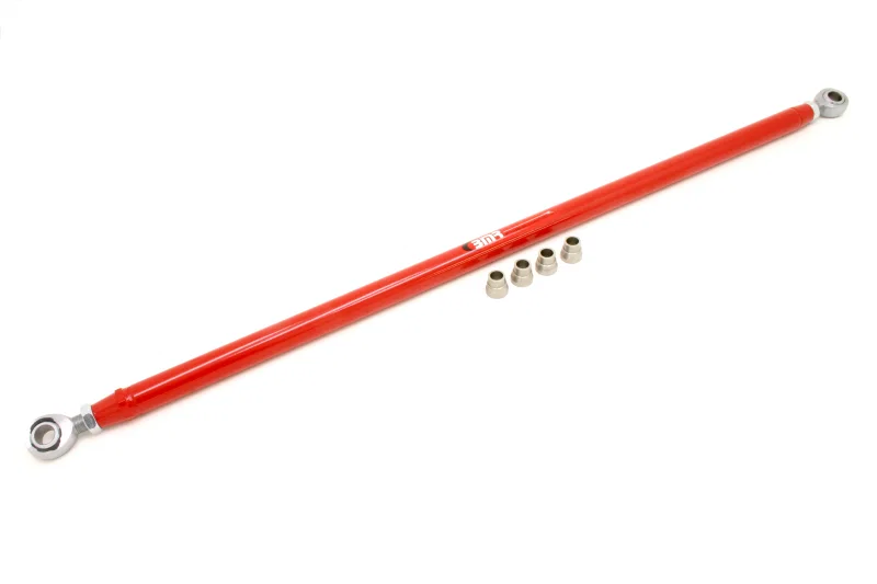 BMR Suspension PHR012R, 05-14 S197 Mustang Panhard Rod w/ Double Adj. Rod Ends - Red