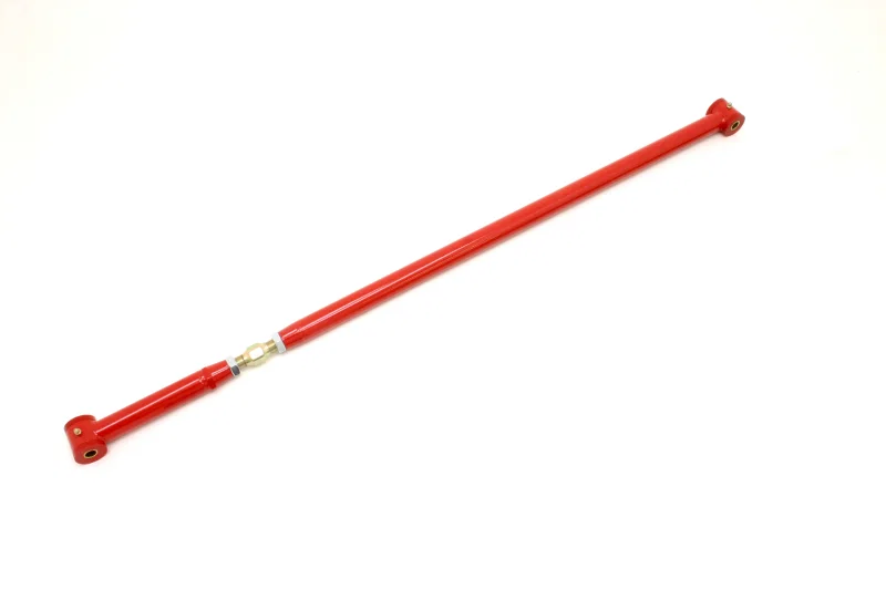 BMR Suspension MPHR002R, 82-02 3rd Gen F-Body On-Car Adj. Chrome Moly Panhard Rod (Polyurethane) - Red