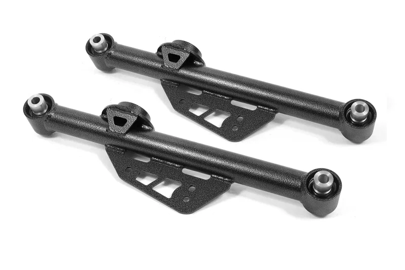 BMR Suspension TCA017H, 99-04 Mustang Non-Adj. Lower Control Arms w/ Spherical Bearings - Black Hammertone