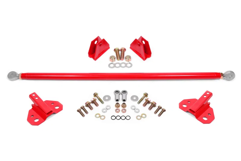 BMR Suspension SM762R, 15-23 Ford S550 Mustang Shock Mount Kit - Red