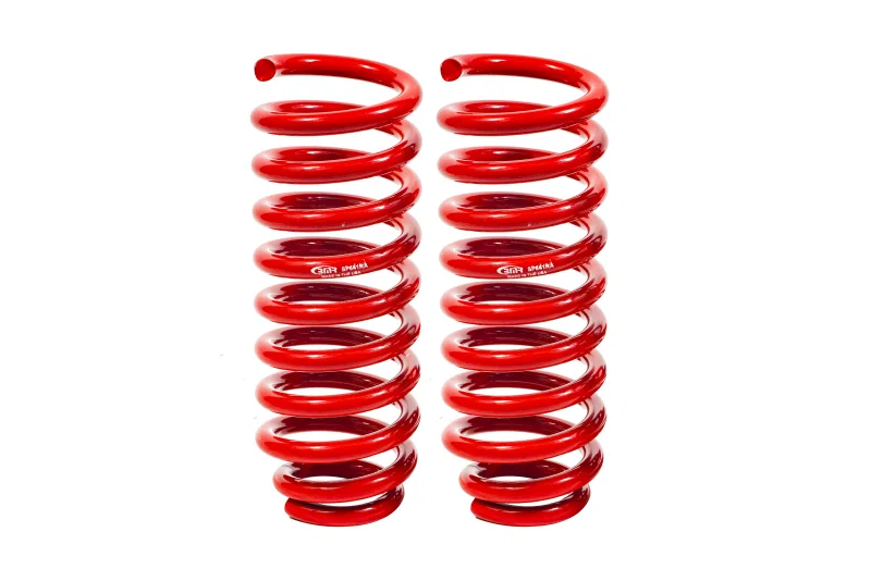 BMR Suspension SP641R, 02-09 Chevrolet Trailblazer / GMC Envoy 2.0in Drop Front Lowering Springs - Red