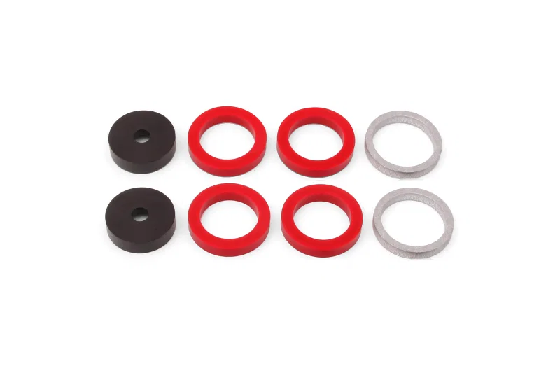 BMR Suspension AWK003, 04-05 CTS-V Anti-Wheel Hop Bushings Kit - Black Anodized