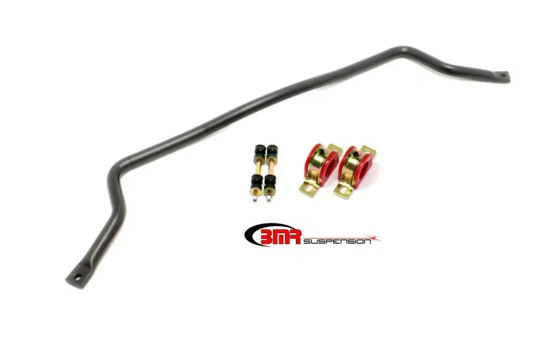 BMR Suspension SB001H, 93-02 F-Body Front Hollow 35mm Sway Bar Kit w/ Bushings - Black Hammertone