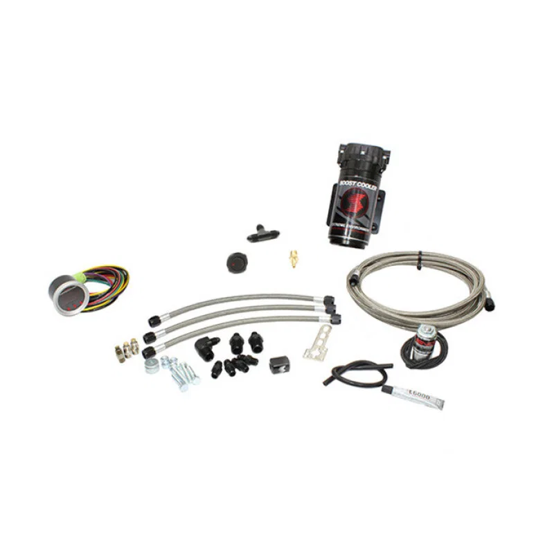 Snow Performance SNO-430-BRD-T, Chevy/GMC Stg 2 Boost Cooler Water Inj. Kit (SS Brded Line/4AN Fittings) w/o Tank