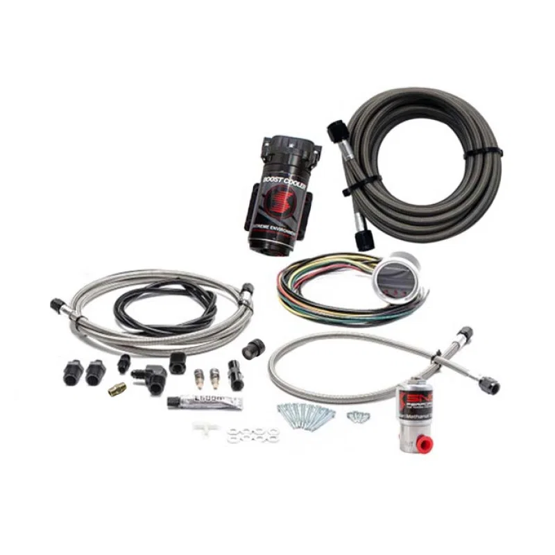 Snow Performance SNO-211-BRD-T, 2.5 Boost Cooler Water Methanol Injection Kit (SS Brded Line/4AN Fittings) w/o Tank