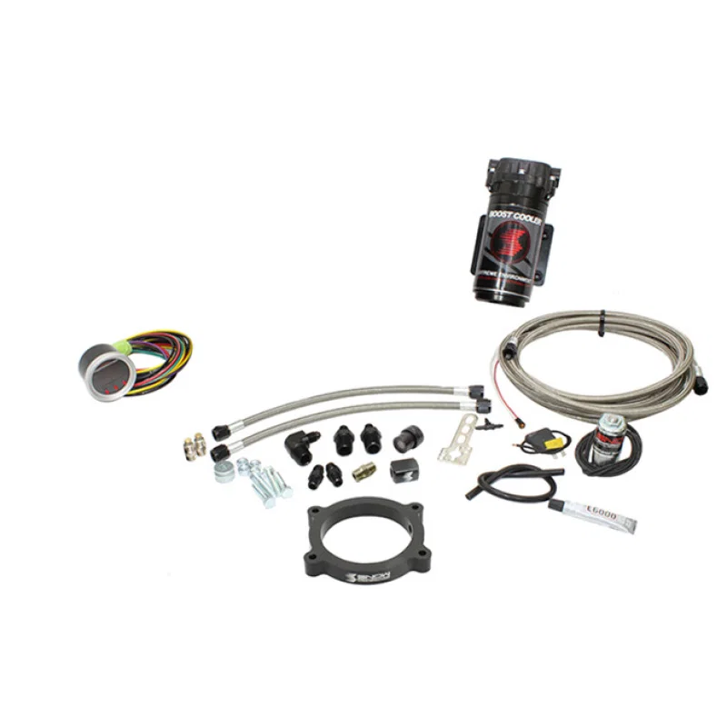 Snow Performance SNO-2161-BRD-T, 16-17 Camaro Stg 2 Bst Cooler F/I Water Injection Kit (SS Brded Line/4AN) w/o Tank