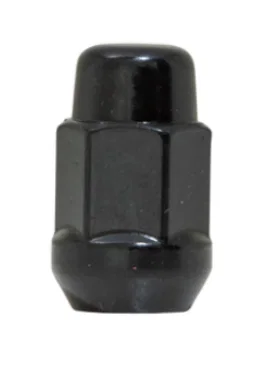 Acorn Bulge Lug Nut 13/16" Hex 7/16"-20 Black Bulk