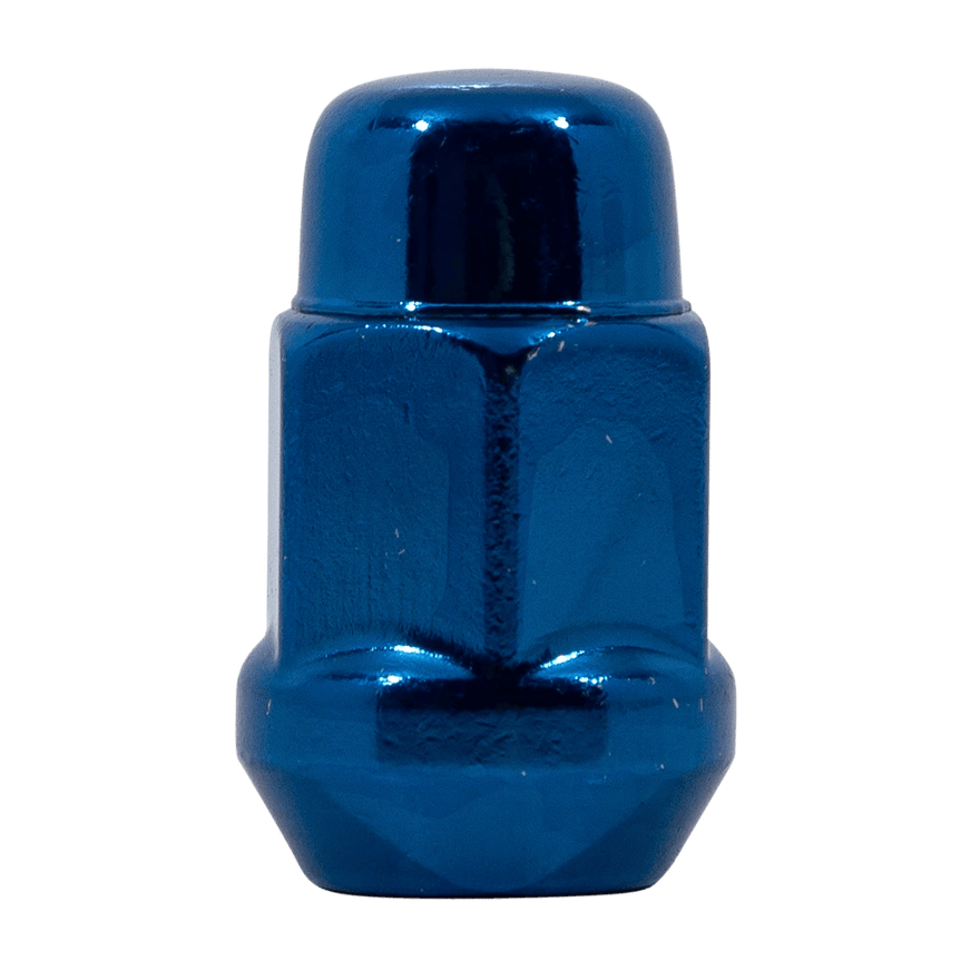 Gorilla Automotive 41128BL, Acorn Bulge Lug Nut 3/4" Hex 12mm x 1.25 Blue Painted Bulk