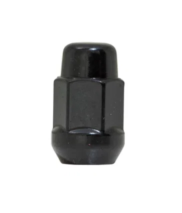 Acorn Bulge Lug Nut 13/16" Hex 12mm x 1.50 Black Bulk