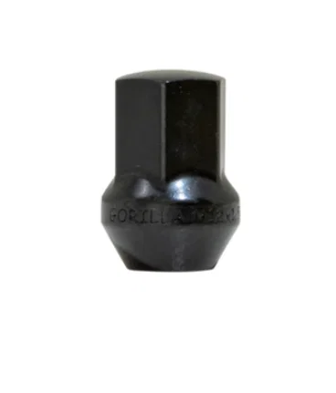 Gorilla Automotive 41188FSBC, Factory Style Bulge Lug Nut 3/4" Hex 1/2"-20 Black Bulk
