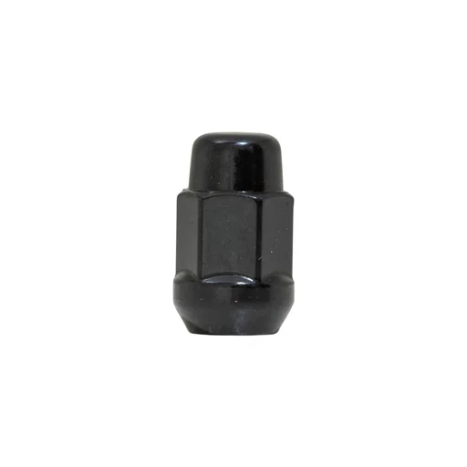 Acorn Bulge Lug Nut 3/4" Hex 12mm x 1.50 Black Bulk