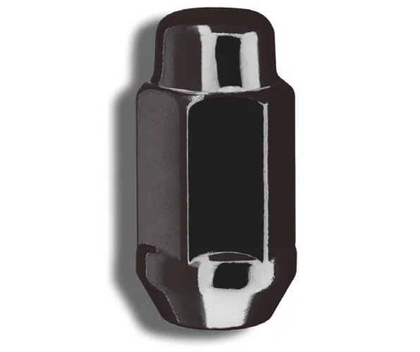 Acorn Bulge XL Lug Nut 3/4" Hex 14mm x 2.00 Black Bulk