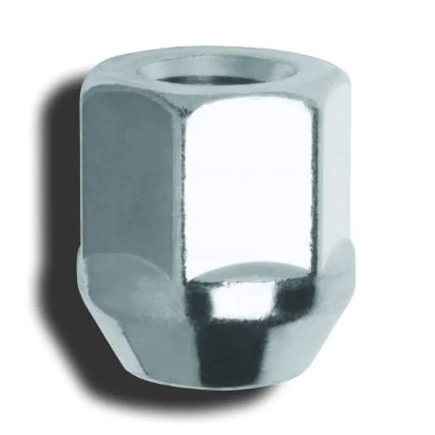 Acorn Bulge Open End Lug Nut 13/16" Hex 12mm x 1.50 Zinc Bulk
