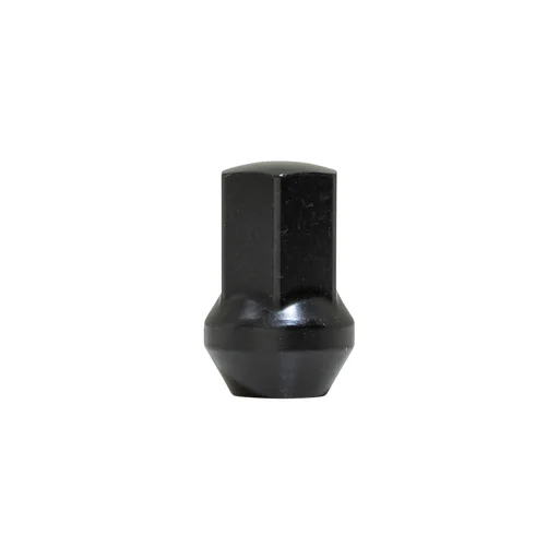 Factory Style Bulge Lug Nut 7/8" (22mm) Hex 14mm x 1.50 Black Bulk