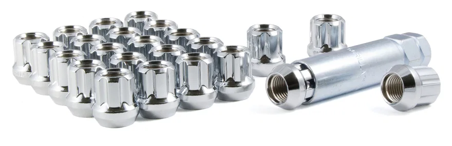Small Diam Spline Duplex Open End Lugs 13/16" & 7/8" Key 14mmx1.5 Zinc Set of 24