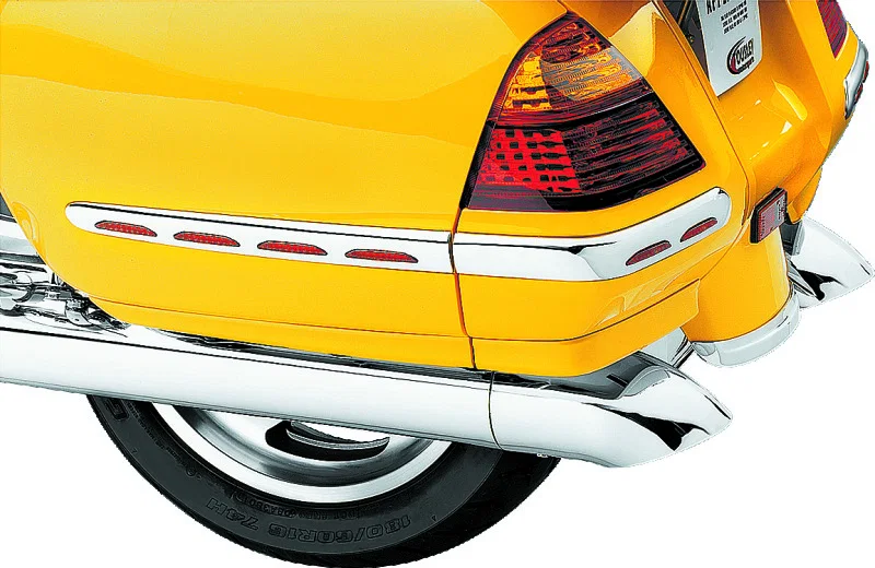 Kuryakyn 7606, Turndown Exhaust Extensions 01-17 Honda GL1800 Chrome
