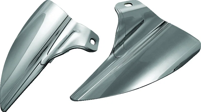 Kuryakyn 1316, Saddle Shields Heat Deflectors 09-Up Touring Smoke