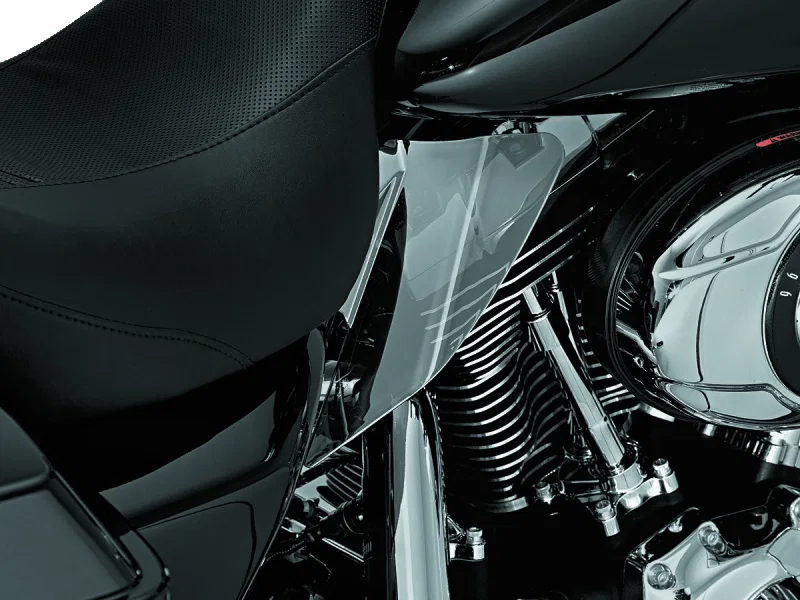Kuryakyn 1196, Saddle Shields Heat Deflectors 08 Touring Smoke