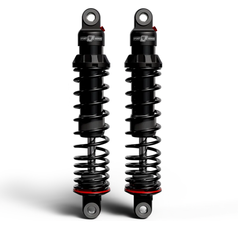 Progressive 494-1011, 06-09 Harley-Davidson Dyna 494 Series Shocks 14.0in Bearing - Black for Pontiac