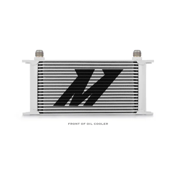 Mishimoto MMOC-19, Universal Oil Cooler 19-Row, Silver