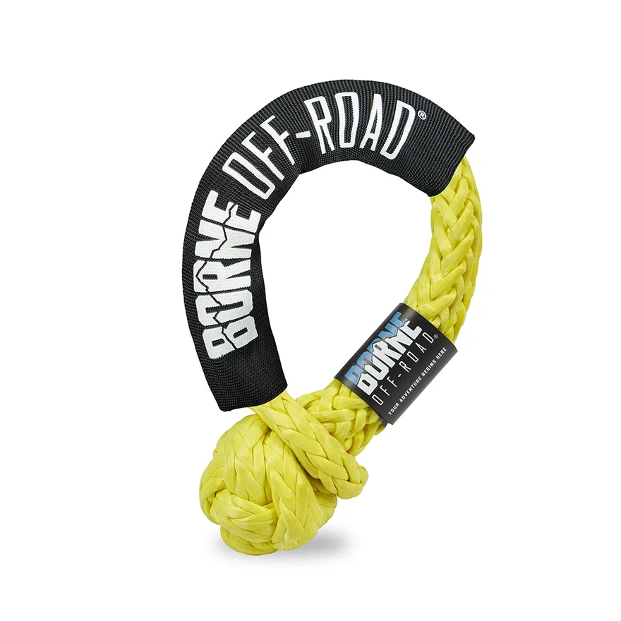 Mishimoto BNSS-716-YW, Borne Off-Road BNSS-716-YW Soft Shackle, Yellow, 7/16 in