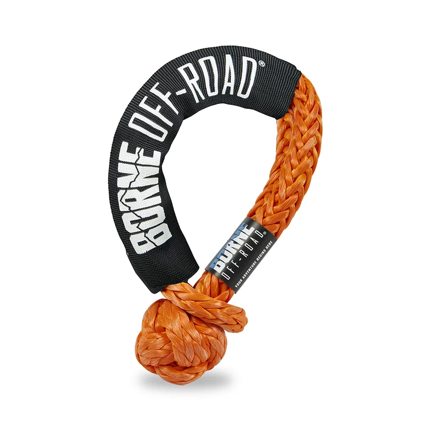 Mishimoto BNSS-716-OR, Borne Off-Road BNSS-716-OR Soft Shackle, Orange, 7/16 in