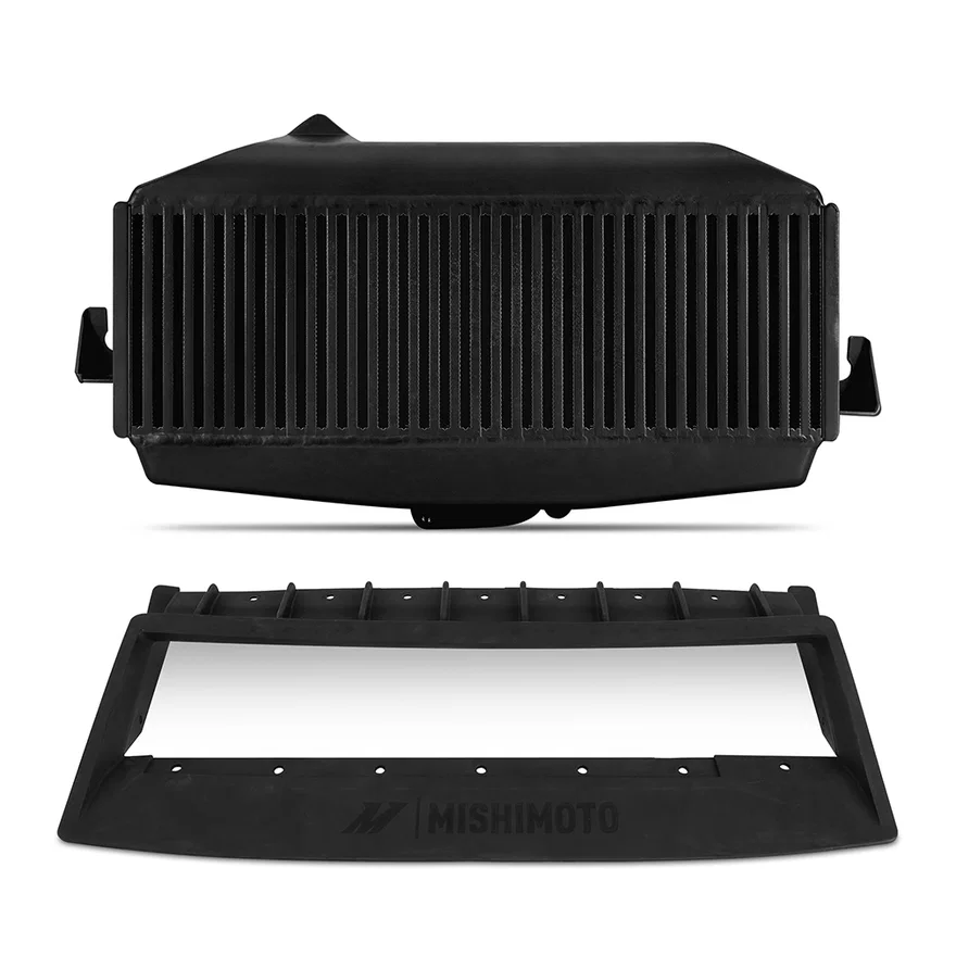 Mishimoto MMTMIC-WRX-22BK, Center Top-Mount Intercooler, Black, fits Subaru WRX 2022+