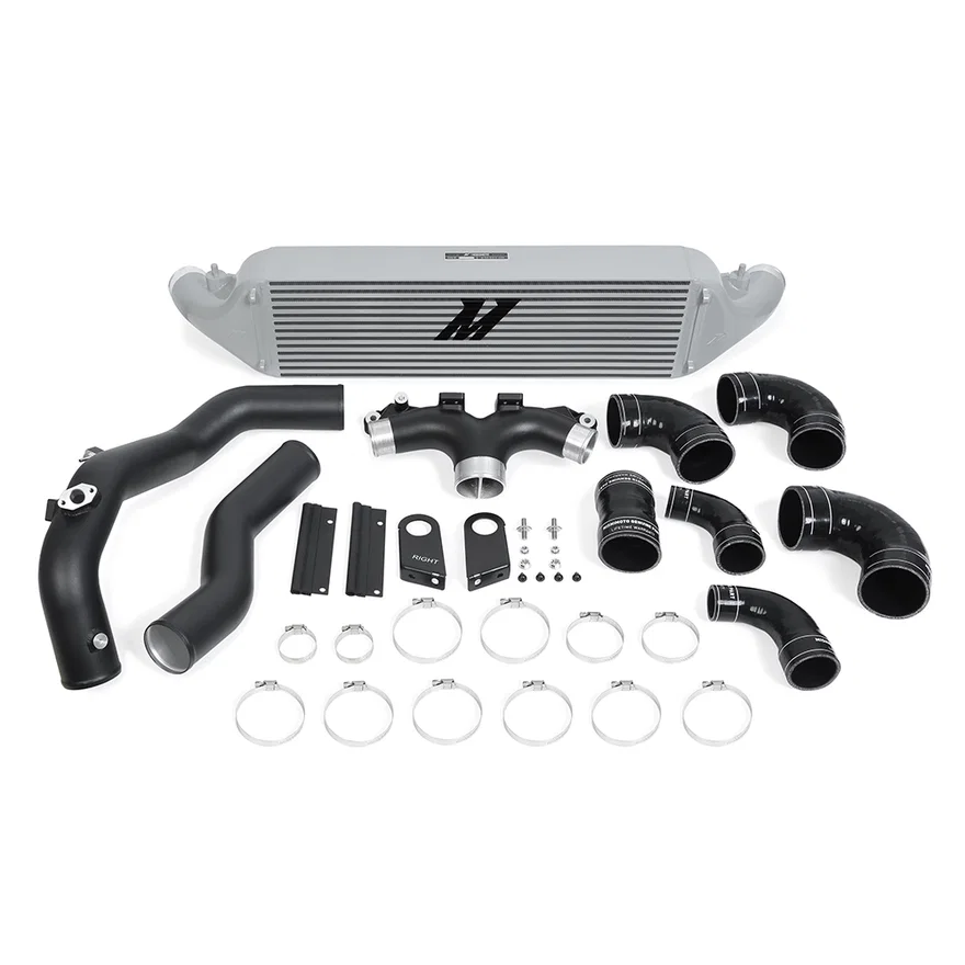 Mishimoto MMINT-STNGR-18SL, Intercooler Kit, Silver/Silver, fits Kia Stinger GT 3.3T 2018-2023