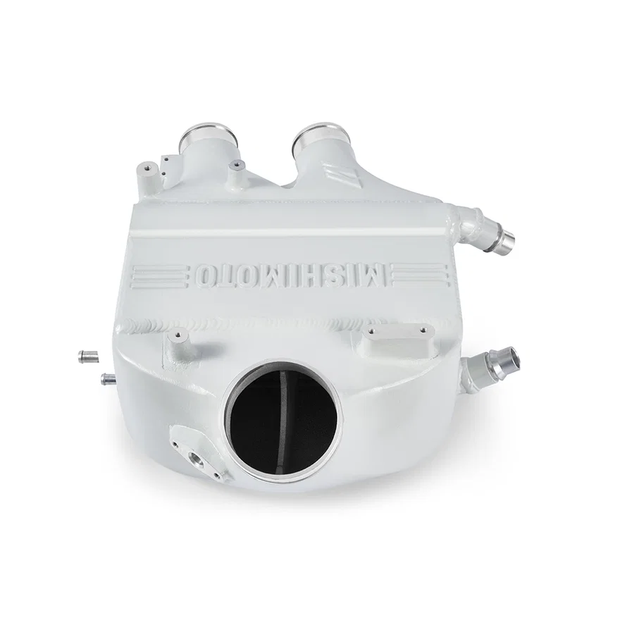 Mishimoto MMINT-F80-15CAW, Front Performance Air-to-Water Intercooler, Alpine White, fits BMW F8X M3/M4 2015-2020