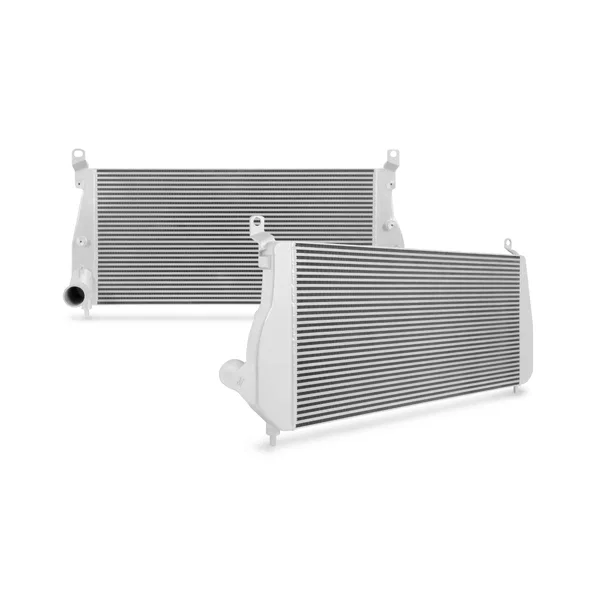 Mishimoto MMINT-DMAX-01SL, Front Intercooler, Silver, fits Chevrolet/GMC 6.6L Duramax 2001-2005