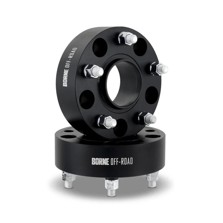 Mishimoto BNWS-017-500BK, Wheel Spacers, Black, 5X139.7, 2 in, fits Dodge Ram 1500 2002-2008