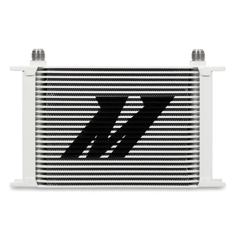 Mishimoto MMOC-25WT, Universal Oil Cooler, 25-Row, White