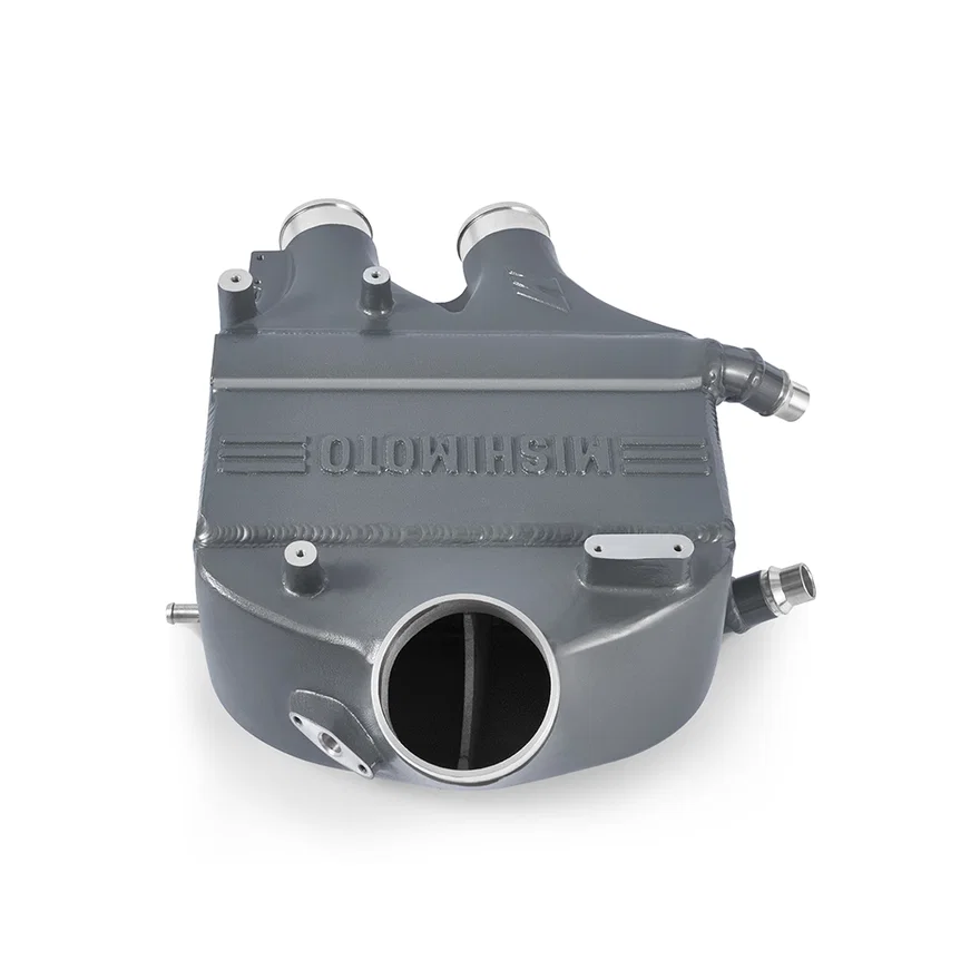 Mishimoto MMINT-F80-15CLRG, Front Performance Air-to-Water Intercooler, Lime Rock Gray, fits BMW F8X M3/M4 15-20